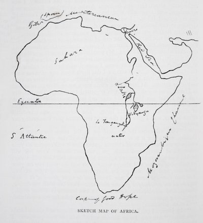 Sketch Map of Africa, from 